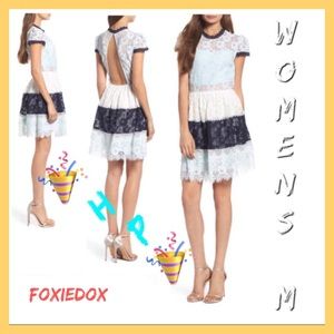 Designer FOXIEDOX Lace Dress NWT A4